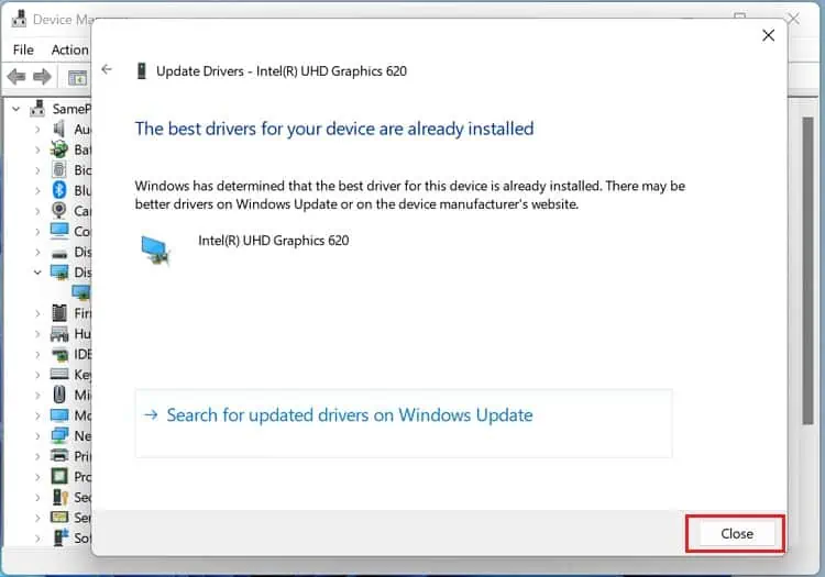 “Input Signal Out of Range” on Monitor? Try These 6 Fixes 35 close-update-drivers-dialogue-box