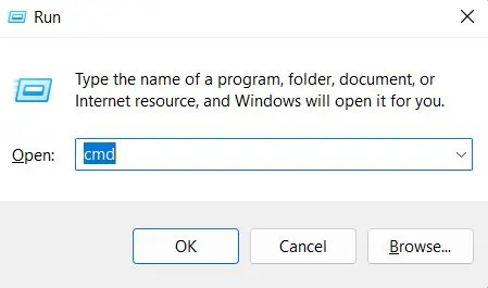 How to Check if a Port is Open on Windows 11 cmd-from-run-1