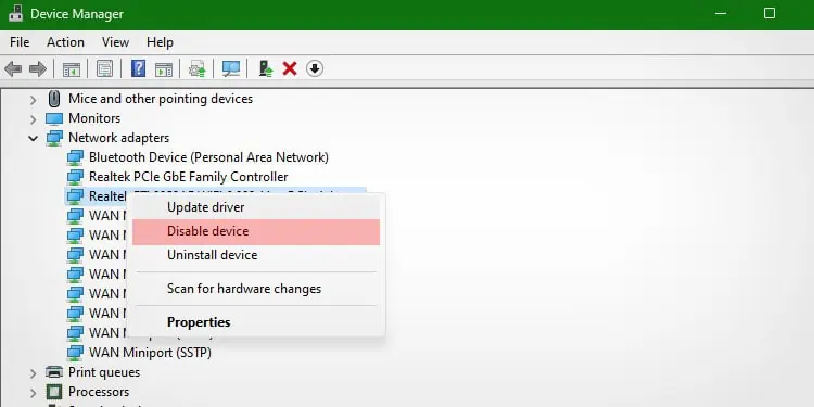 disable-device