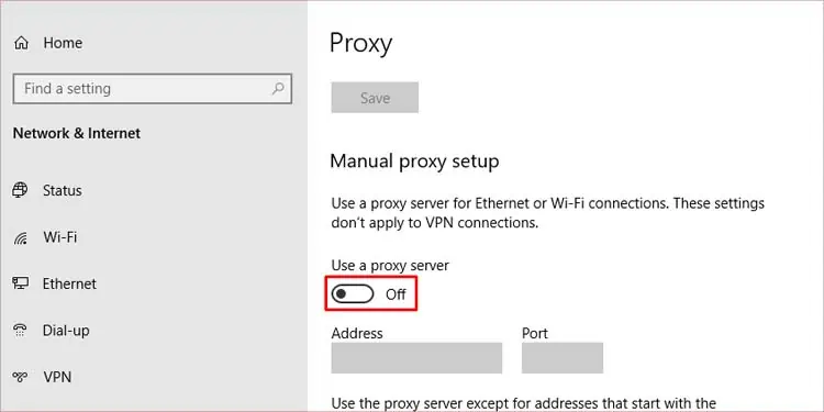 Microsoft Store Not Opening? Here’s How to Fix it 9 disable-proxy