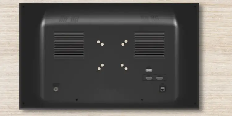 How to Mount a Monitor Without Holes 25 drill-holes