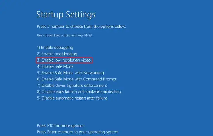 “Input Signal Out of Range” on Monitor? Try These 6 Fixes 39 enable-low-resolution-video-mode-in-windows-re
