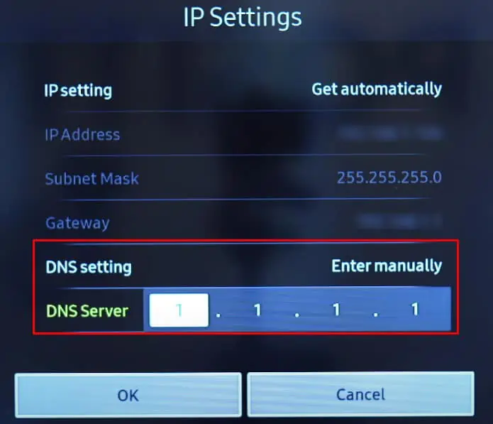 Samsung TV Keeps Disconnecting From Wi-Fi? Try these 10 Proven Fixes 17 enter-dns-manually