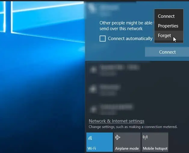 Laptop Keeps Disconnecting From WiFi? How to Fix It 24 forget-wireless-network-laptop-disconnecting