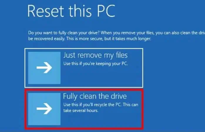 fully-clean-the-drive
