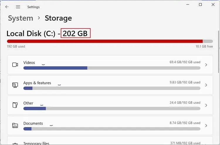 hard-disk-space-in-settings