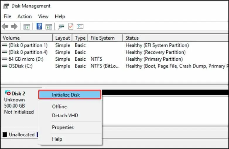 How to Fix SSD Unallocated on Windows 30 initialize