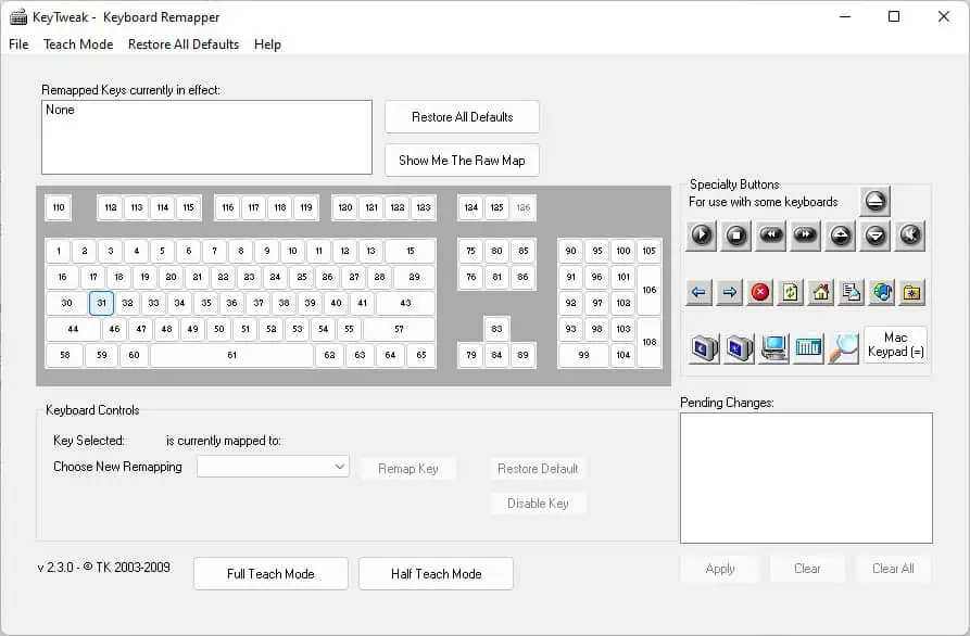 How to Disable a Key on Keyboard 34 keytweak-home-screen