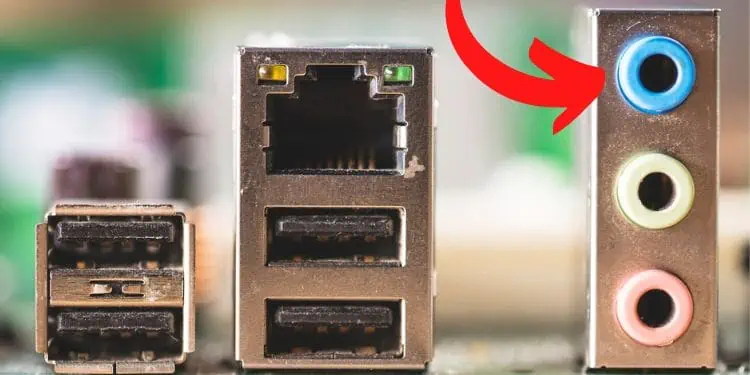 line-in-port-in-motherboard