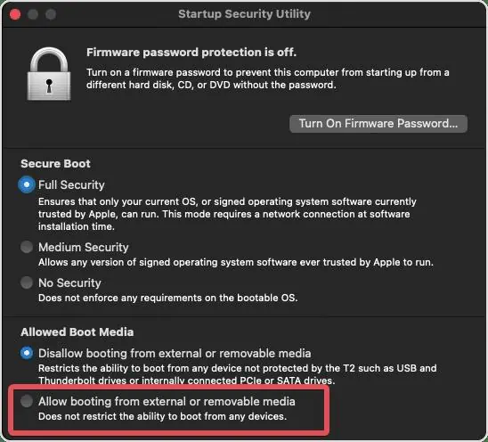 Mac won't Boot From Usb? Here's How To Fix It 15 macos-big-sur-recovery-mode-startup-security-utility