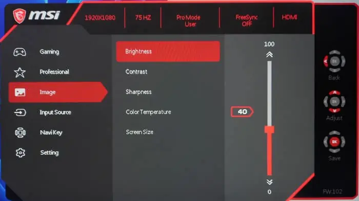 How to Calibrate Your Monitor? Detailed Guide 3 monitor-options-brightness