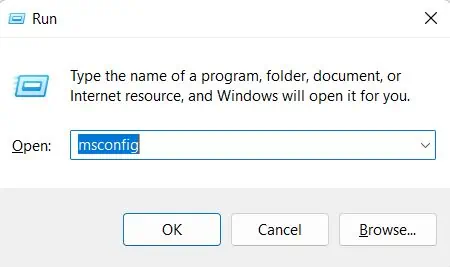 9 Ways to Fix if Laptop Won’t Shutdown on Windows 14 msconfig-from-run-1