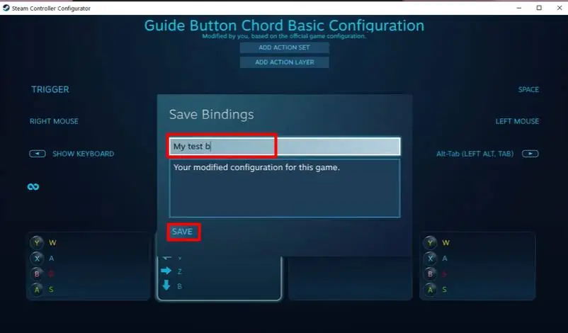 How to Map Keyboard to Controller? 9 name-and-save