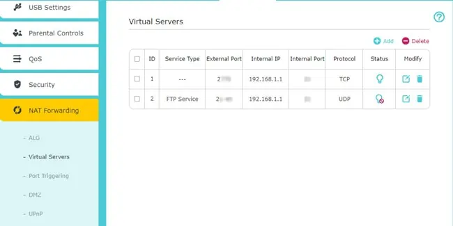 How to Set Up TP Link Router 38 nat-forwarding-virtual-servers