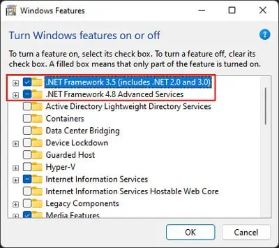 12 Ways to Fix "We Couldn’t Complete the Updates Undoing Changes" Error 28 net-framework-optionalfeatures