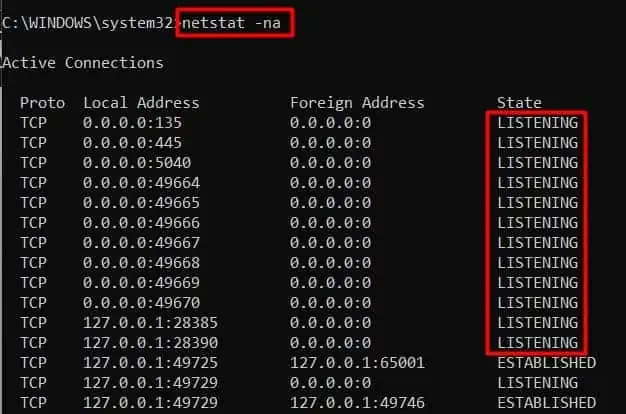 How to Check if a Port is Open on Windows 12 netstat-in-cmd-min