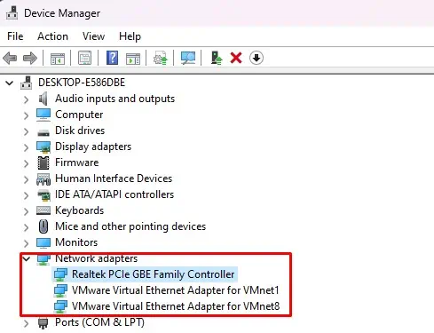 Fix: Windows Did Not Detect Any Networking Hardware 23 network-adapters-1