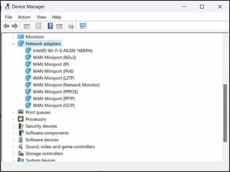 network-adapters-in-device-manager-