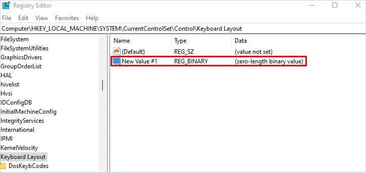 How to Disable a Key on Keyboard 28 new-value-1-in-registry