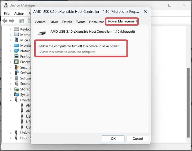 Why Does My Usb Keeps Disconnecting? How To Fix It 3 power-management-settings