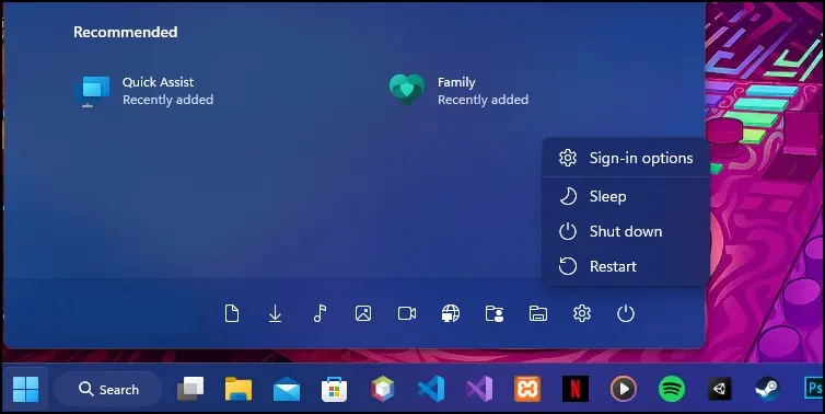 power-menu-windwos