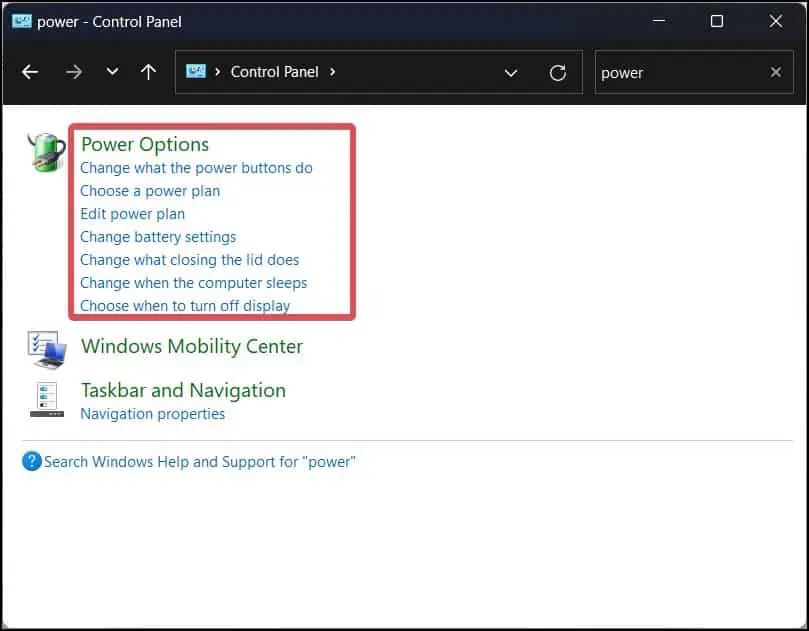Why Does My Usb Keeps Disconnecting? How To Fix It 4 power-options-1