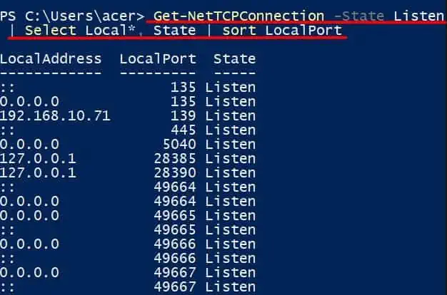 How to Check if a Port is Open on Windows 14 powershell-check-ports-min