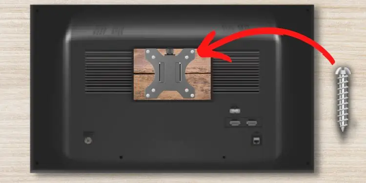 How to Mount a Monitor Without Holes 32 screw-the-adapter