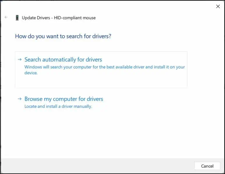 Mouse Keeps Freezing on Windows? How to Fix it 9 search-automatically-for-mice-driver