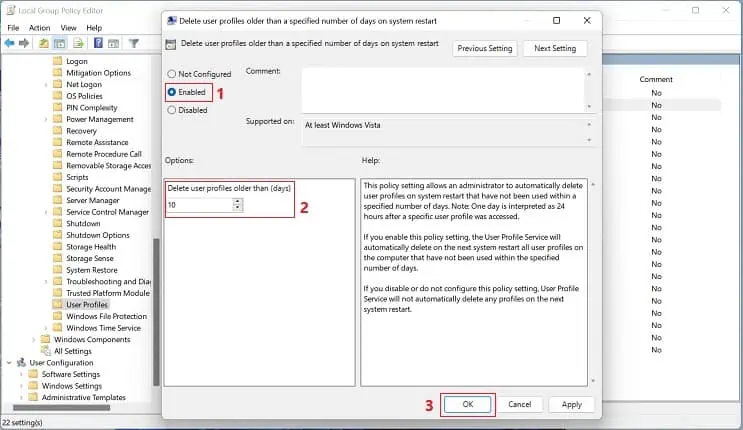 How to Delete User Profile on Windows (3 Possible Ways) 32 select-number-of-delay-days