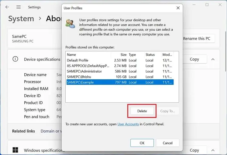 How to Delete User Profile on Windows (3 Possible Ways) 21 select-user-profile-and-delete