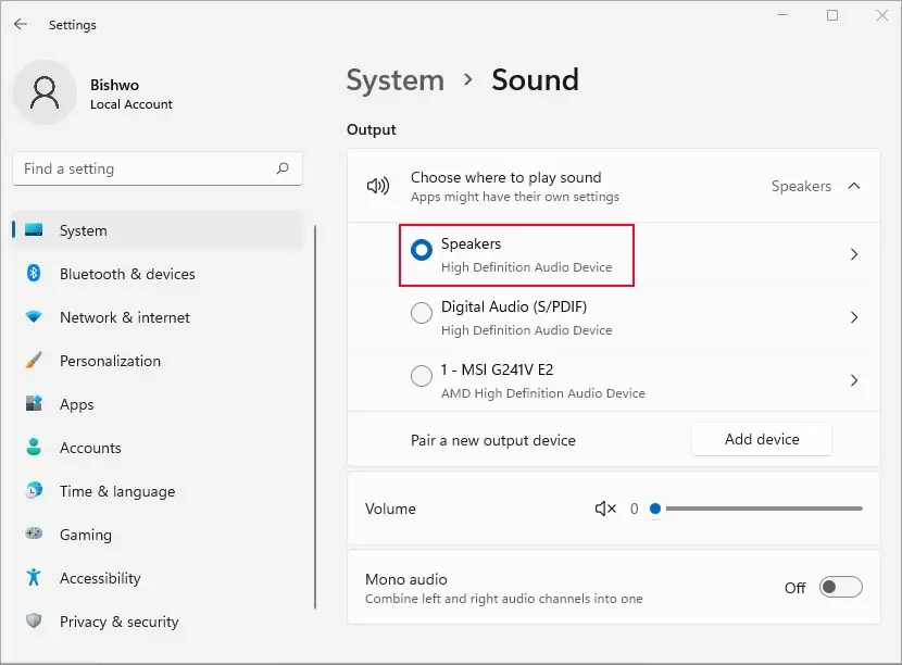 Logitech Speakers Not Working? Here's How to Fix it 11 selecting-default-speaker
