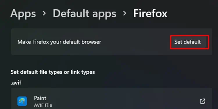Outlook Links Not Working? Here’s How to Fix it 2 set-firefox-as-default