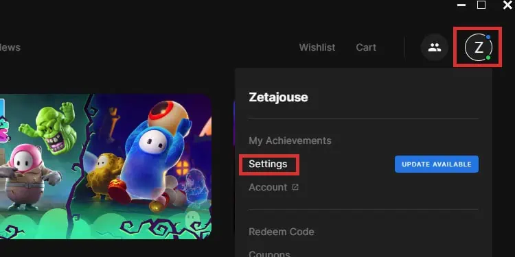 Fortnite Mic Not Working? Here are 9 Ways to Fix It 98 settings-epic-games-1