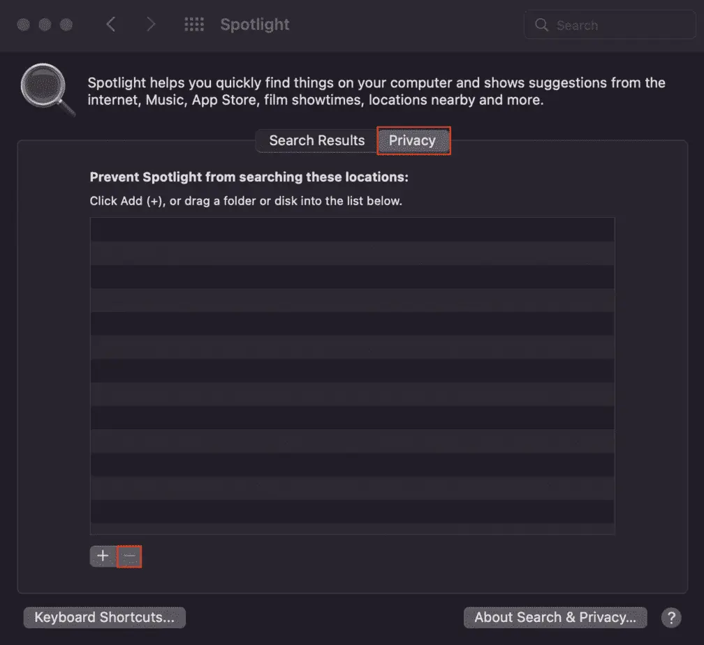 What is mds_stores on Mac? Why Does It Have High CPU Usage 7 spotlight-privacy
