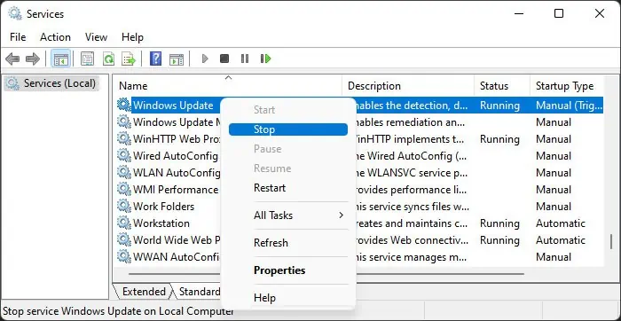 12 Ways to Fix "We Couldn’t Complete the Updates Undoing Changes" Error 20 stop-windows-update-service