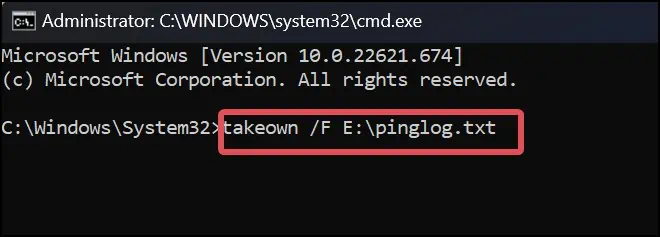 Why Can't I Delete File on Windows? How to Fix It 18 takeown-command