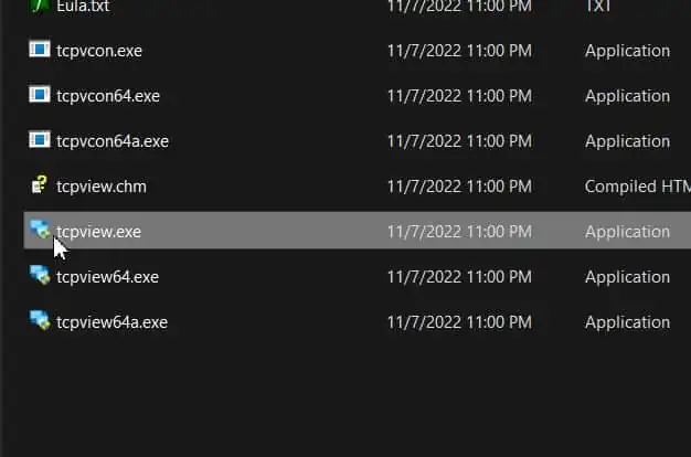 How to Check if a Port is Open on Windows 16 tcpview.exe_