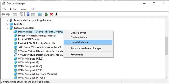 Network Reset Not Working? Try These Fixes 7 uninstall-wireless-adapter-windows