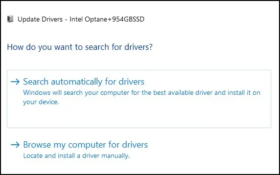 How to Fix SSD Unallocated on Windows 50 update-driver-choice