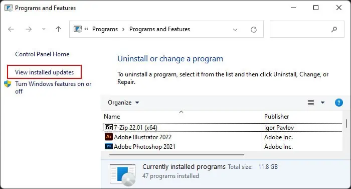 view-installed-updates-1