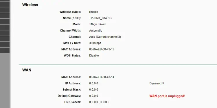 How to Set Up TP Link Router 47 wan-port-is-unplugged