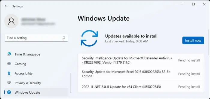 WiFi Not Turning On in Windows? How to Fix it 30 windows-update-install-now-1