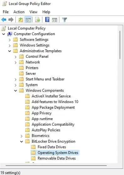 Bitlocker-Gpedit