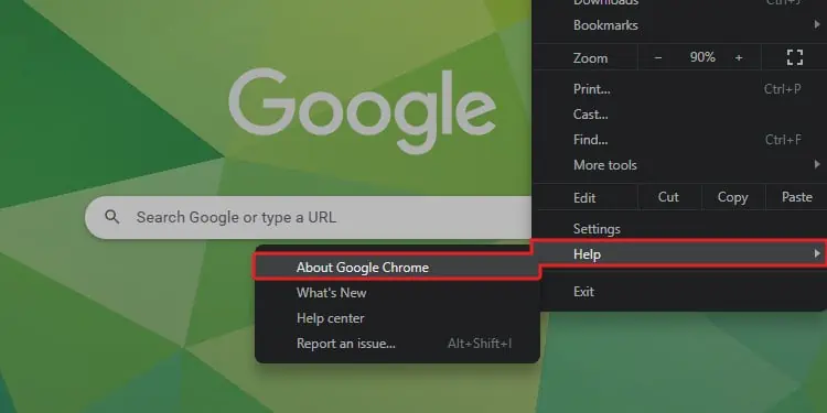 How to Fix "Not Enough Memory to Open This Page" on Google Chrome 10 Click-on-Help-and-then-About-Google-Chrome.-1