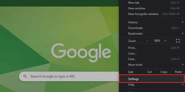 How to Fix "Not Enough Memory to Open This Page" on Google Chrome 13 Go-to-Settings.