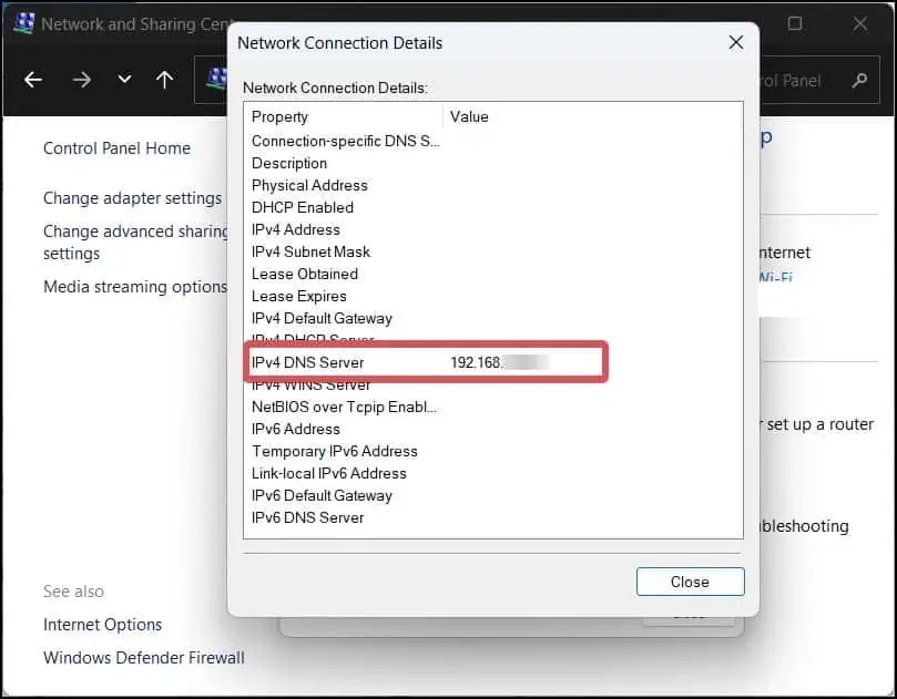 How To Check Your DNS Server 8 IPV4-Dns-server