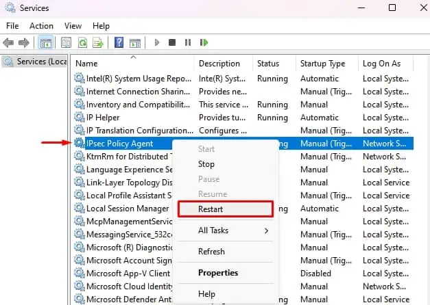 Fix: The L2TP Connection Attempt Failed Because the Security Layer Encountered a Processing Error 12 IPsec-Policy-Agent