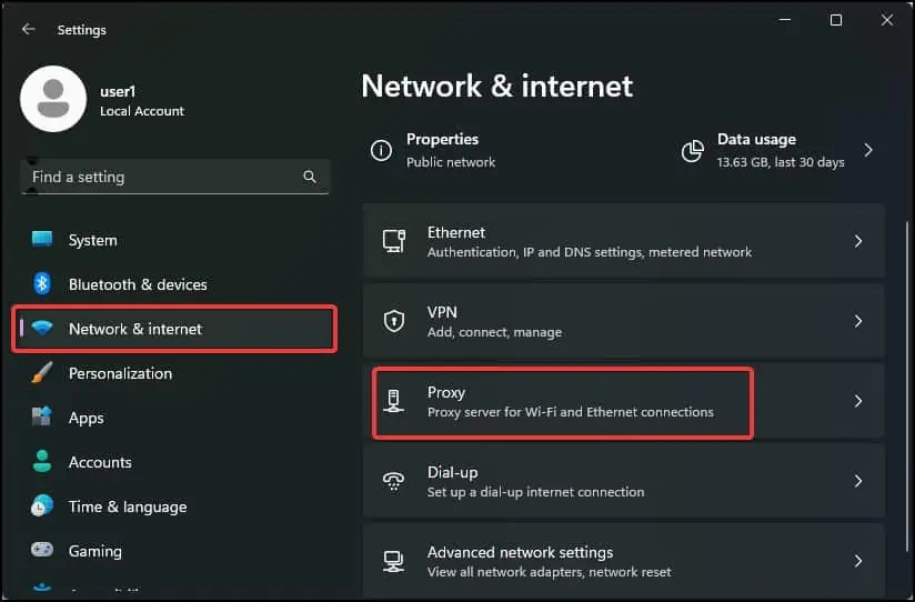 Network-and-internet-proxy-settings