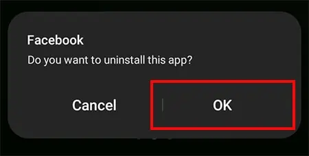 Facebook Saying No Internet Connection - How to Fix it 18 Pick-OK-to-confirm